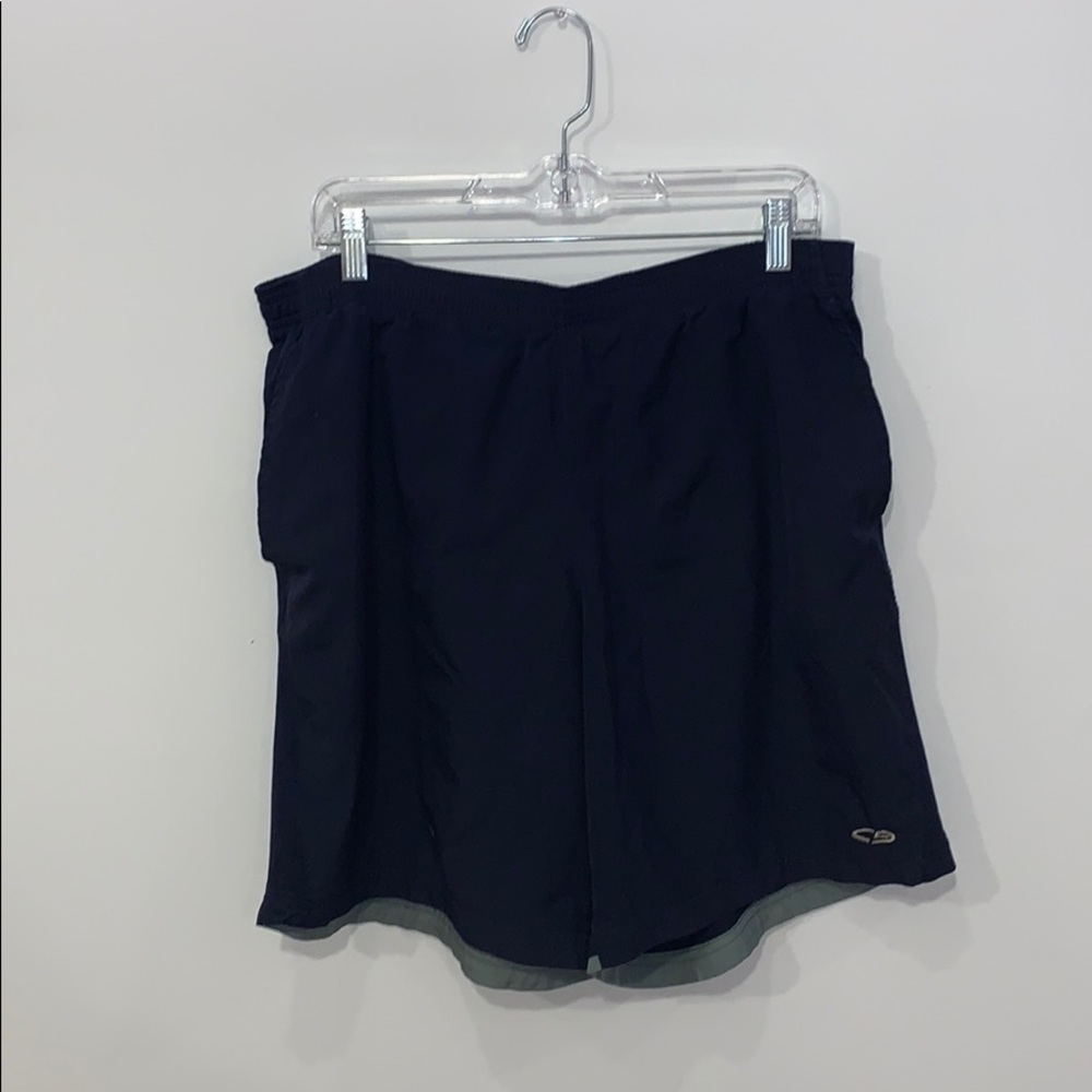Men’s navy blue basketball shorts